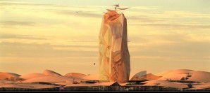 OXO architectes + nicolas laisné propose vertical city for sahara desert